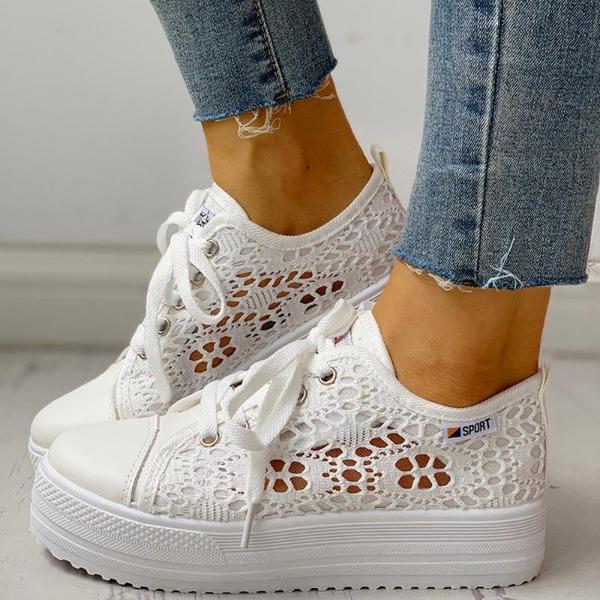 Lace Detail Sneakers