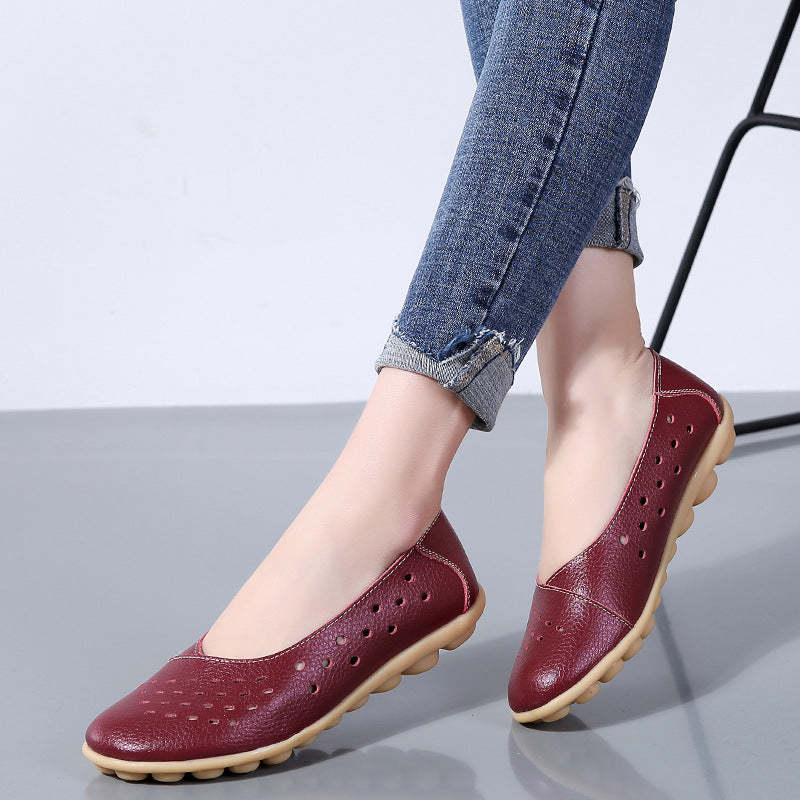 Enhance Comfort with Pregnant Casual Flat Sole Single Women Shoes