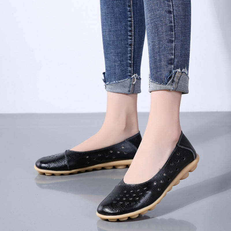 Enhance Comfort with Pregnant Casual Flat Sole Single Women Shoes