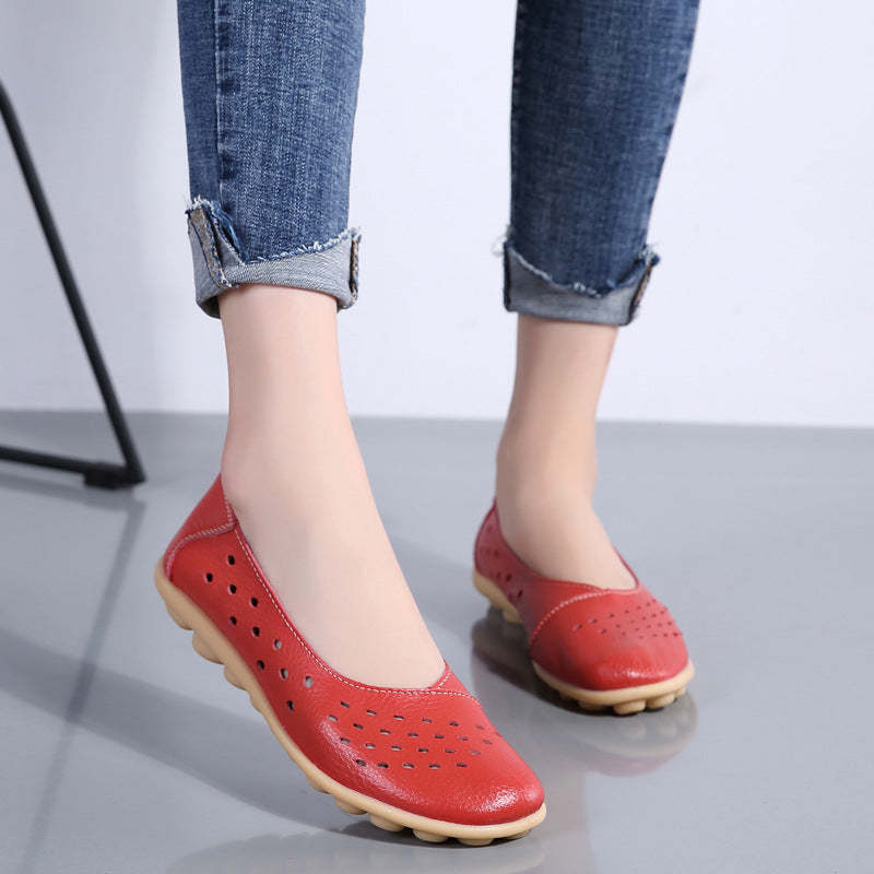 Enhance Comfort with Pregnant Casual Flat Sole Single Women Shoes