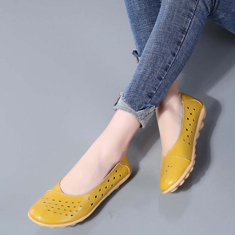 Enhance Comfort with Pregnant Casual Flat Sole Single Women Shoes