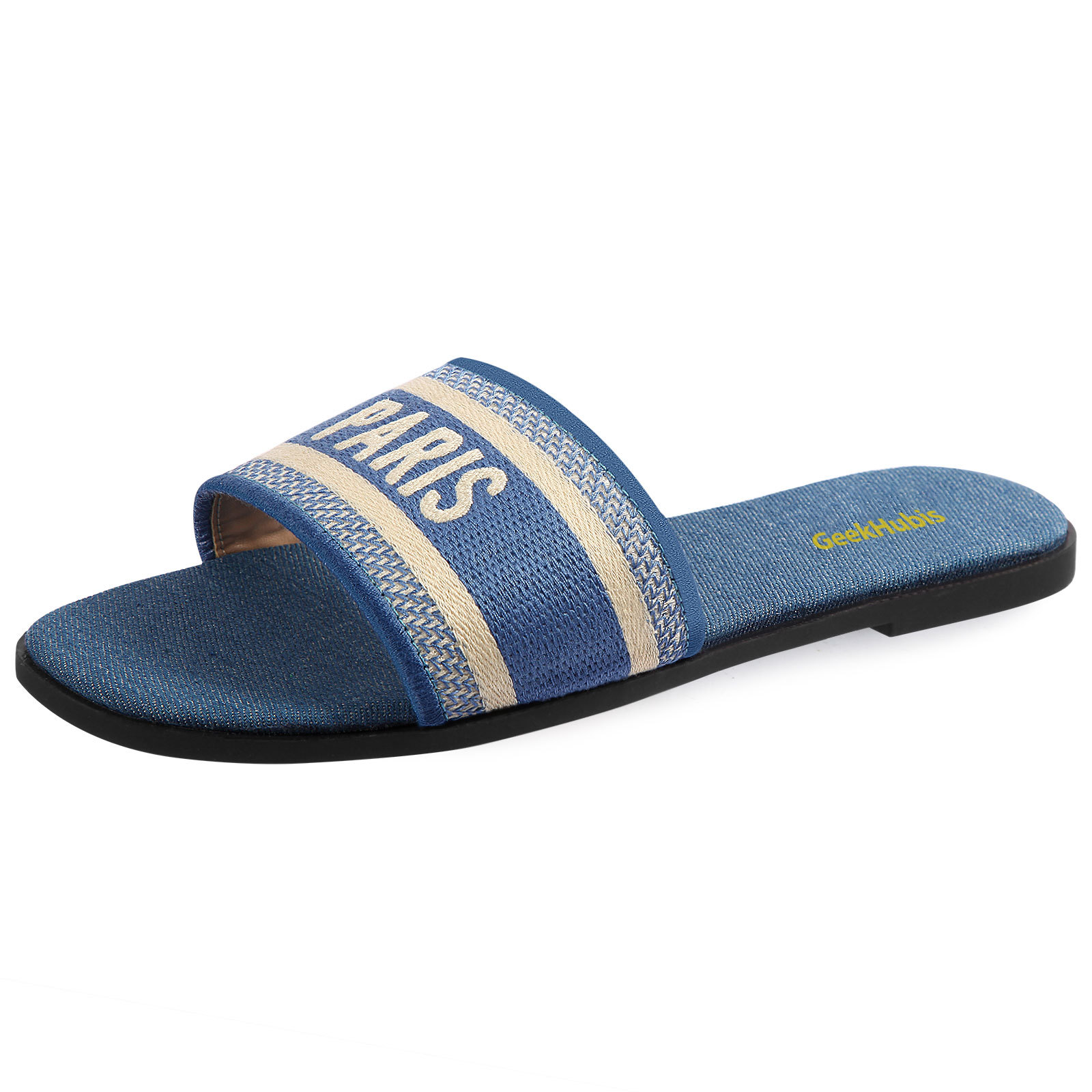 Casual Beach Flat Slide Sandal - PARIS