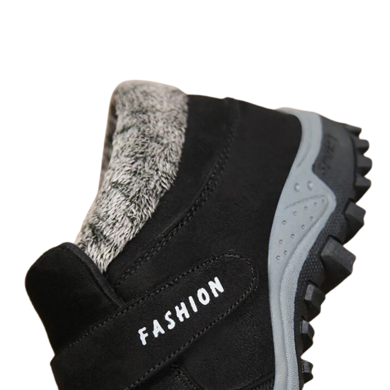 Men Orthopedic Boots Comfortable Suede Leather Warm Fur