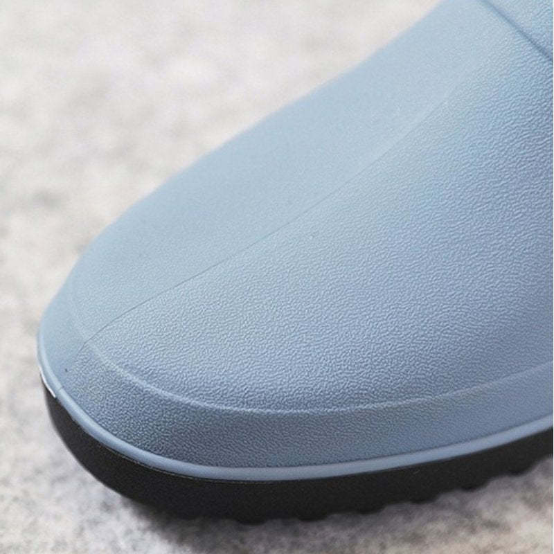 Men Rain Ankle Boots Slip-on Nonskid Orthopedic Shoes
