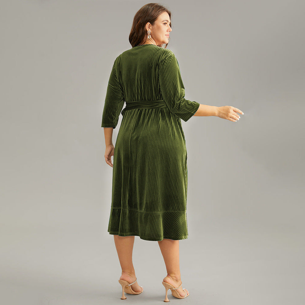 Wrap Midi Dress