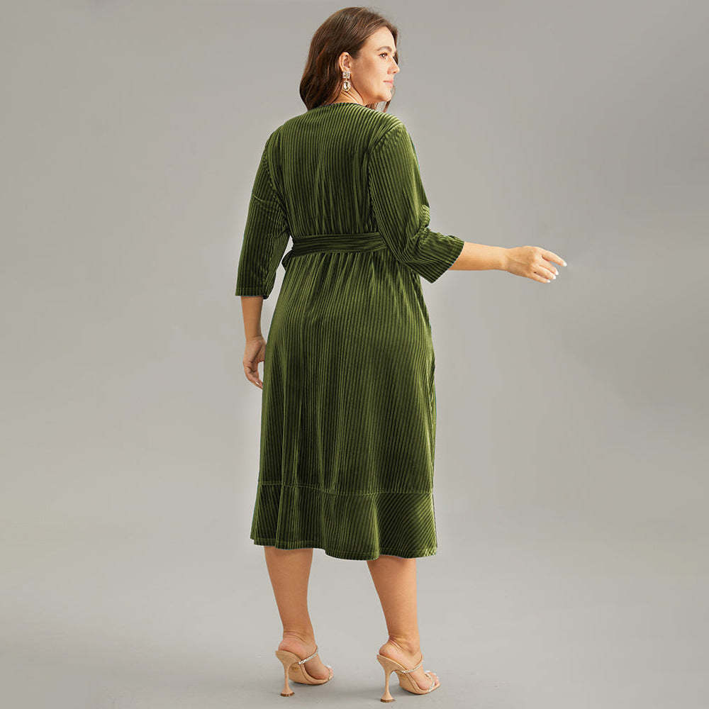 Wrap Midi Dress