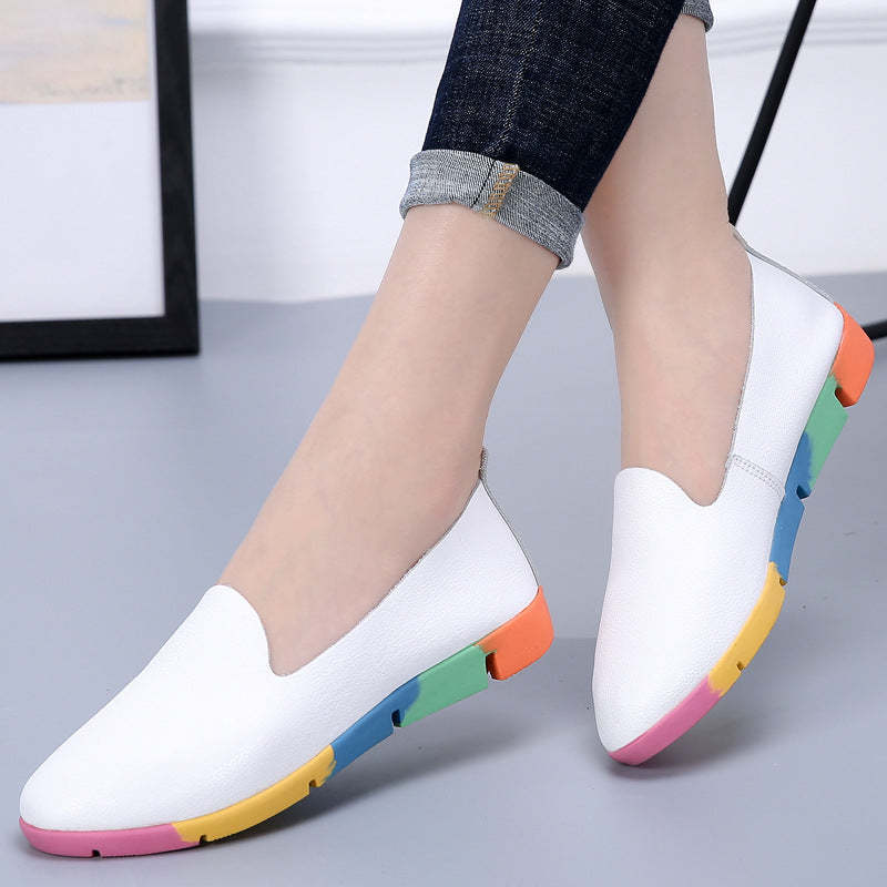 Owlkay Colored Soft-soled Fashion Flat-soled Shoes