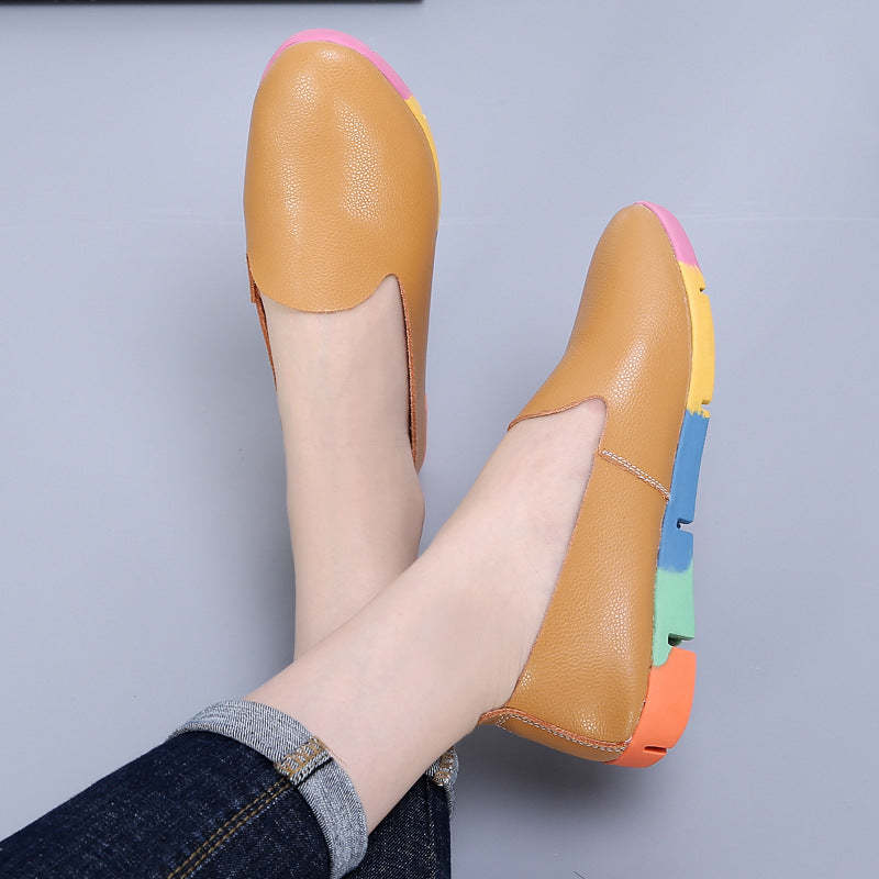 Owlkay Colored Soft-soled Fashion Flat-soled Shoes