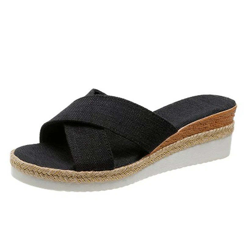 Orthopedic Women Sandal Breathable Wedge Heel Elegant Summer