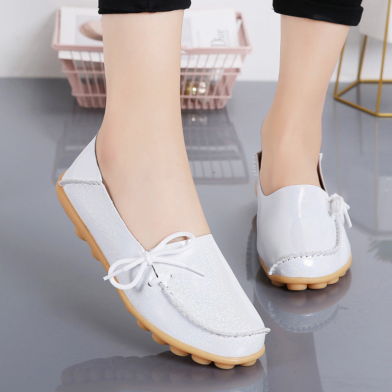 Lace Up Flat Casual Women's Whoes