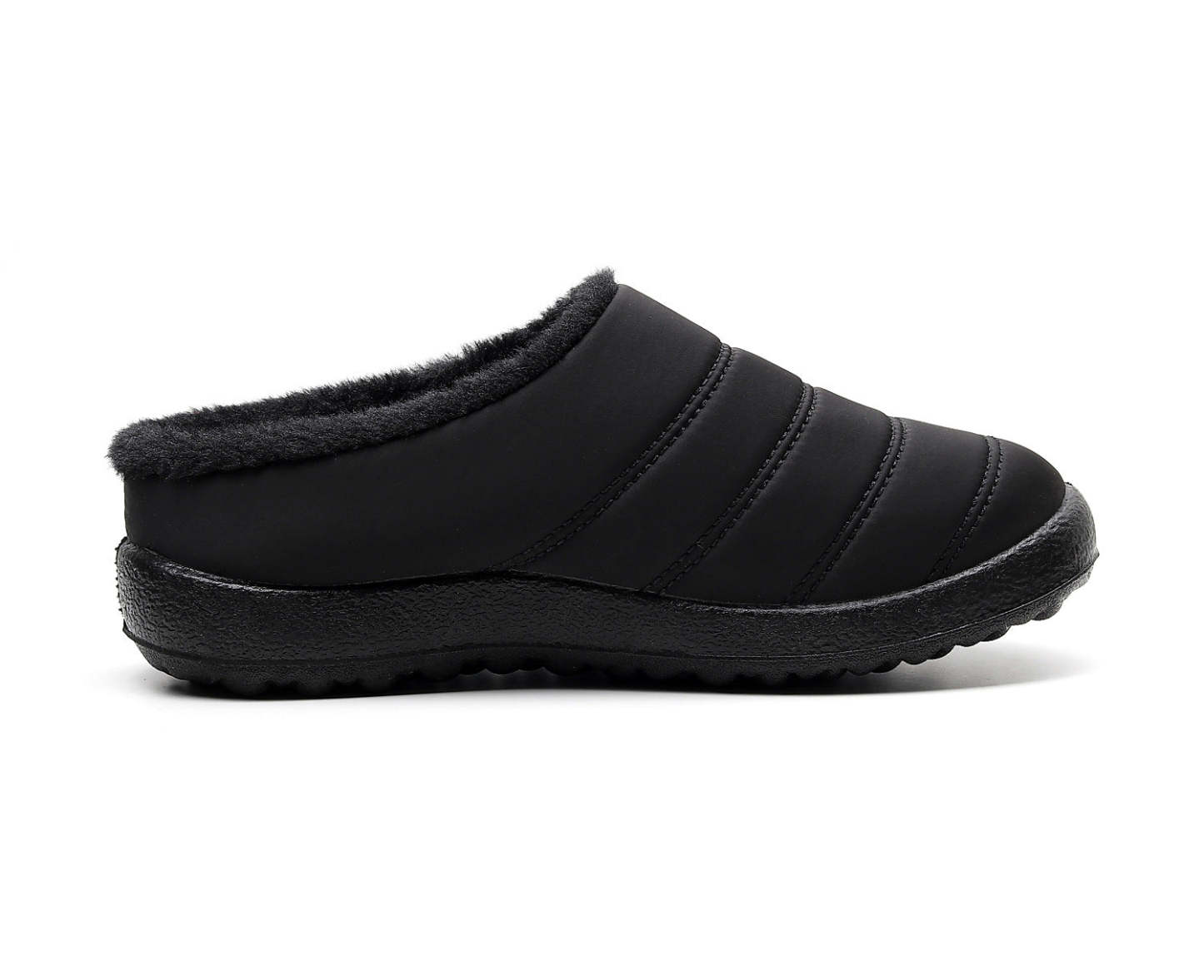Comfortable memory foam winter slippers for women, plush, fleece lined slippers, non slip rubber sole, indoor outdoor slippers