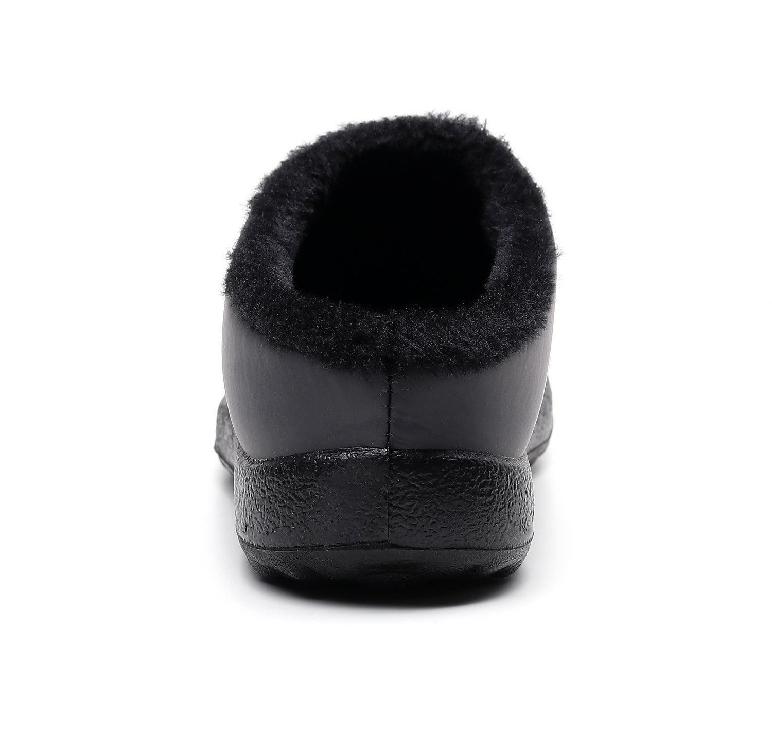 Comfortable memory foam winter slippers for women, plush, fleece lined slippers, non slip rubber sole, indoor outdoor slippers