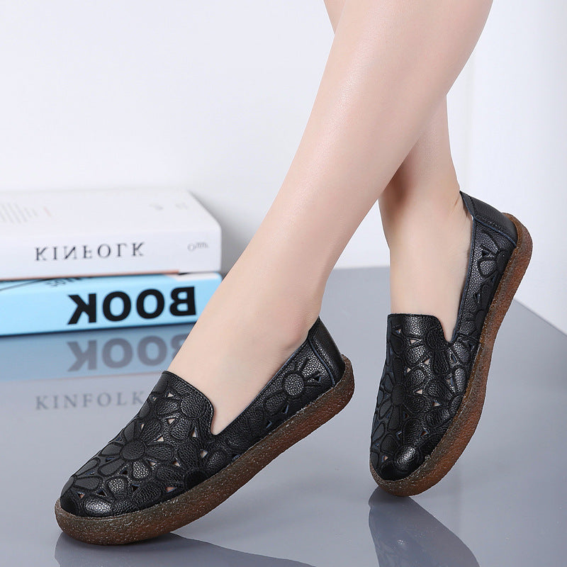New Loafers Women's Breathable Flat-bottomed Shoe