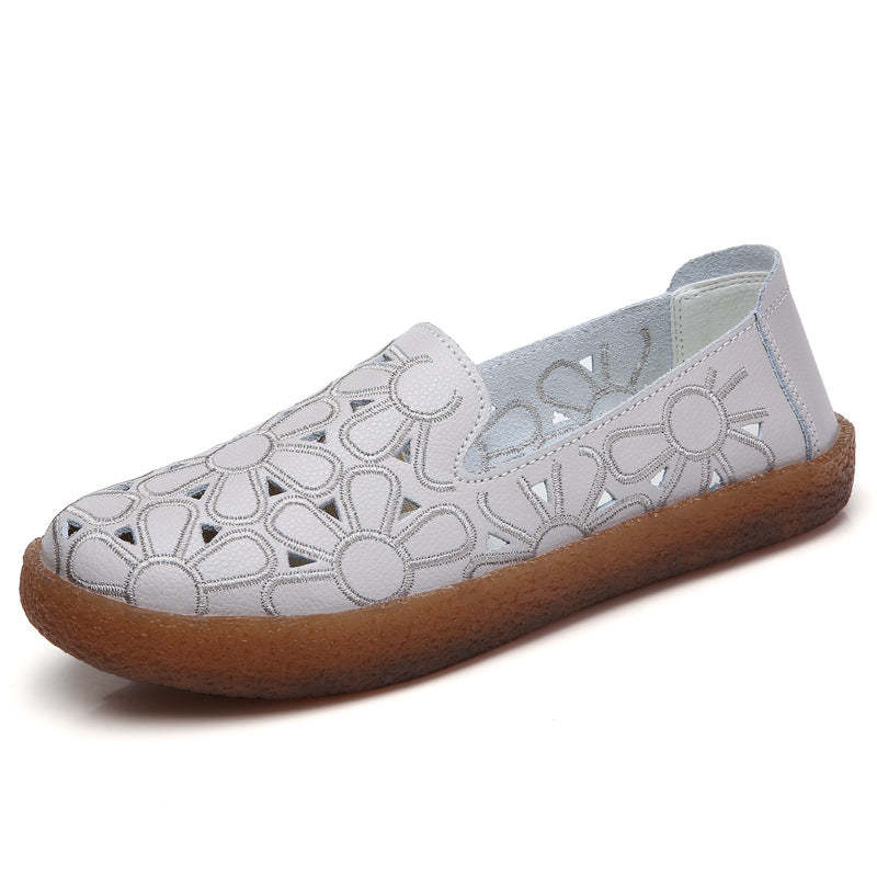 Summer Hollow Hole Flat Bottom Soft Shoe
