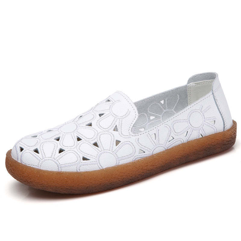 Summer Hollow Hole Flat Bottom Soft Shoe