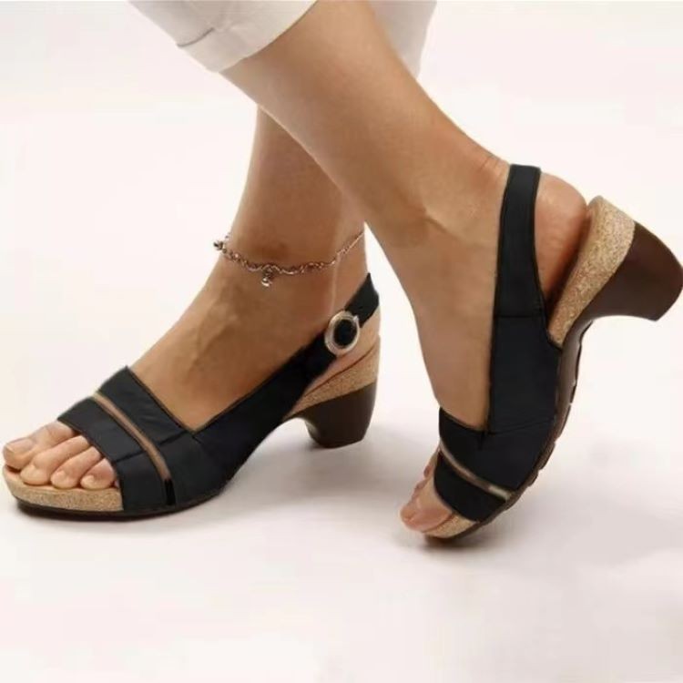 Comfy Wedge Double Strap Orthopedic Sandals