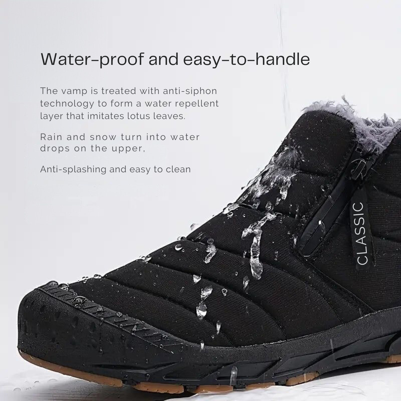 Orthopedic Winter Boots For Women and Men | Warm Arch Support Comfortable