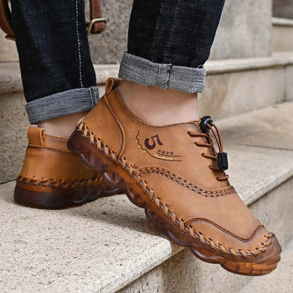 Orthopedic Shoes For Men Leather Casual Loafers