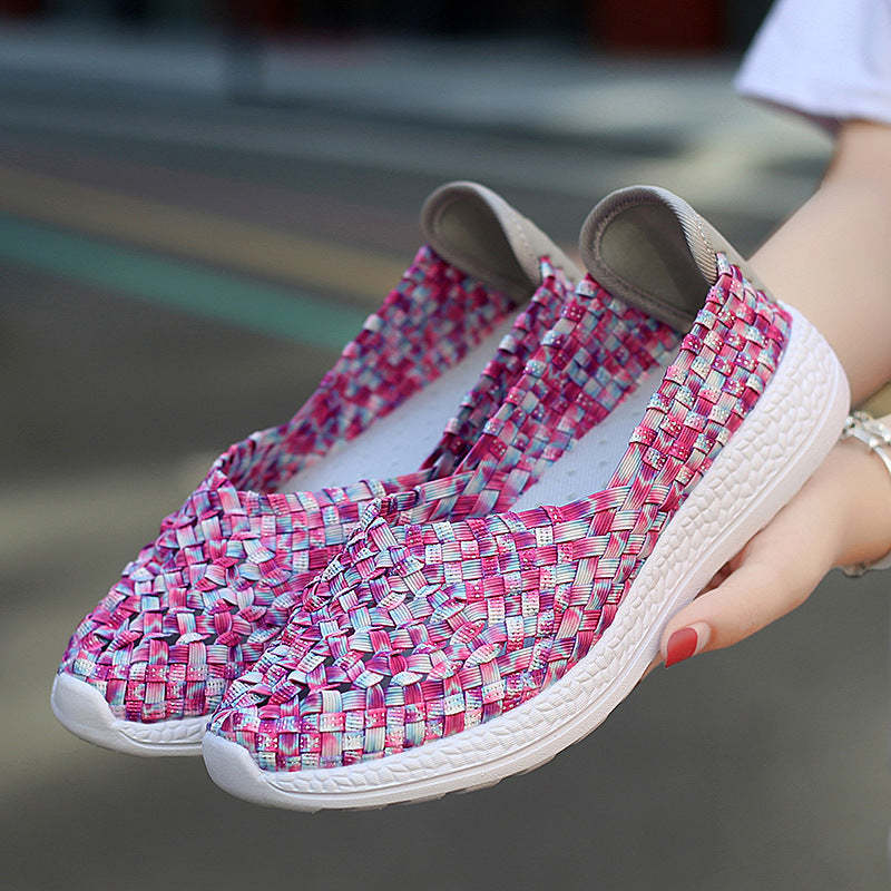 Comfortable Flat Cutout Casual Shoes