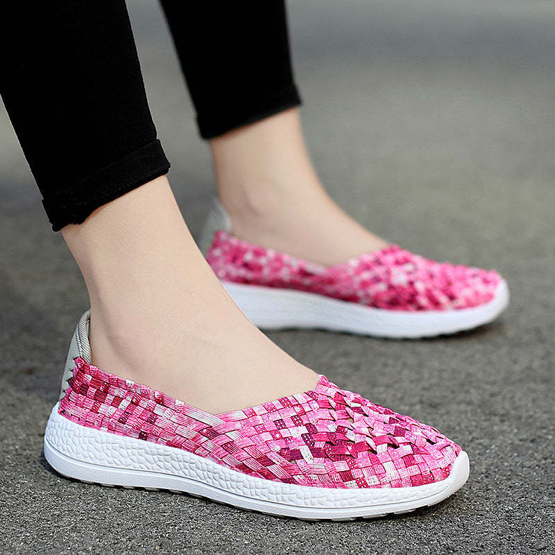 Comfortable Flat Cutout Casual Shoes