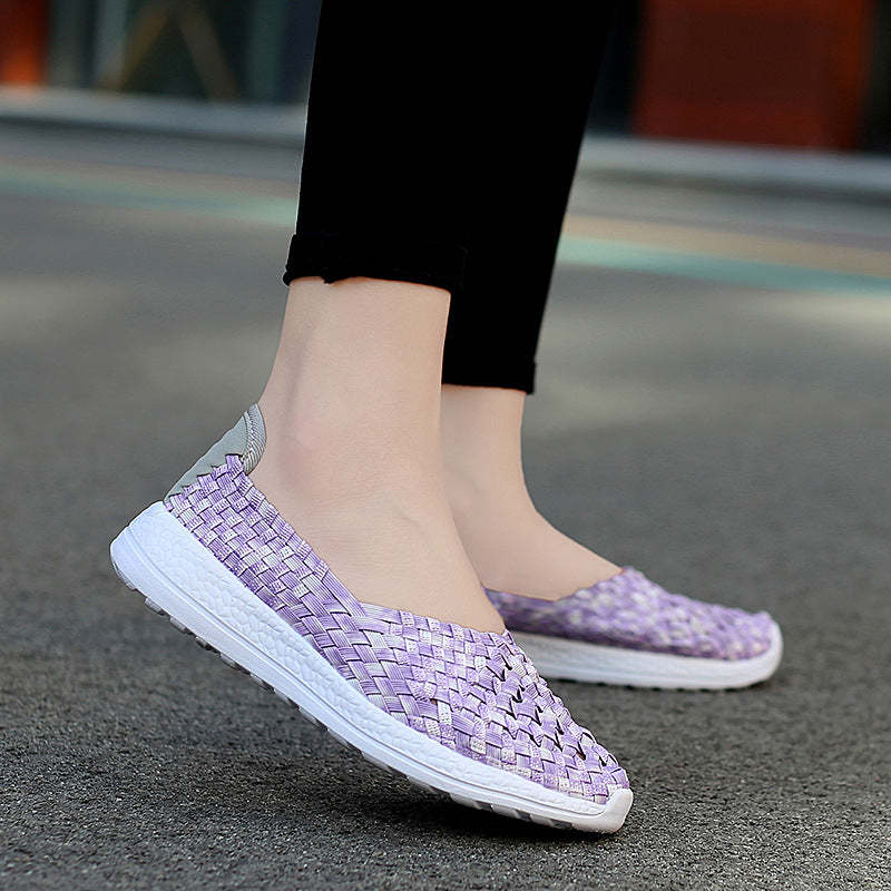 Comfortable Flat Cutout Casual Shoes