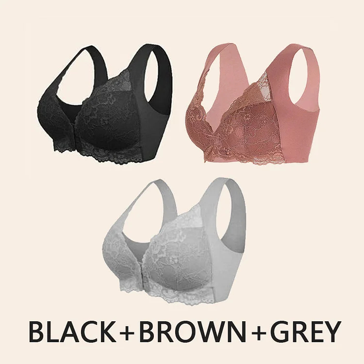 Front Closure 5D Shaping Push Up Bra – Seamless, Beauty Back, Comfy