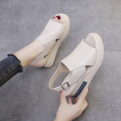 Stylish Medium Heel Sandals that Hide Bunions