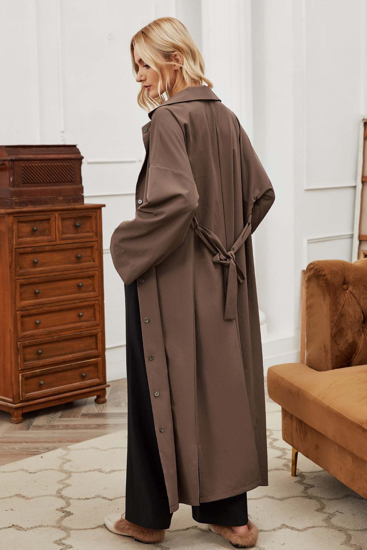 Longline Trench Coat