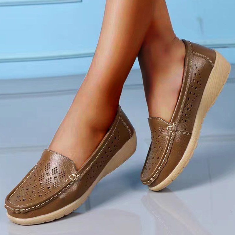 Casual Hollowed Out Women's Shoes: Stylish, Comfortable, and Easy-Care Footwear