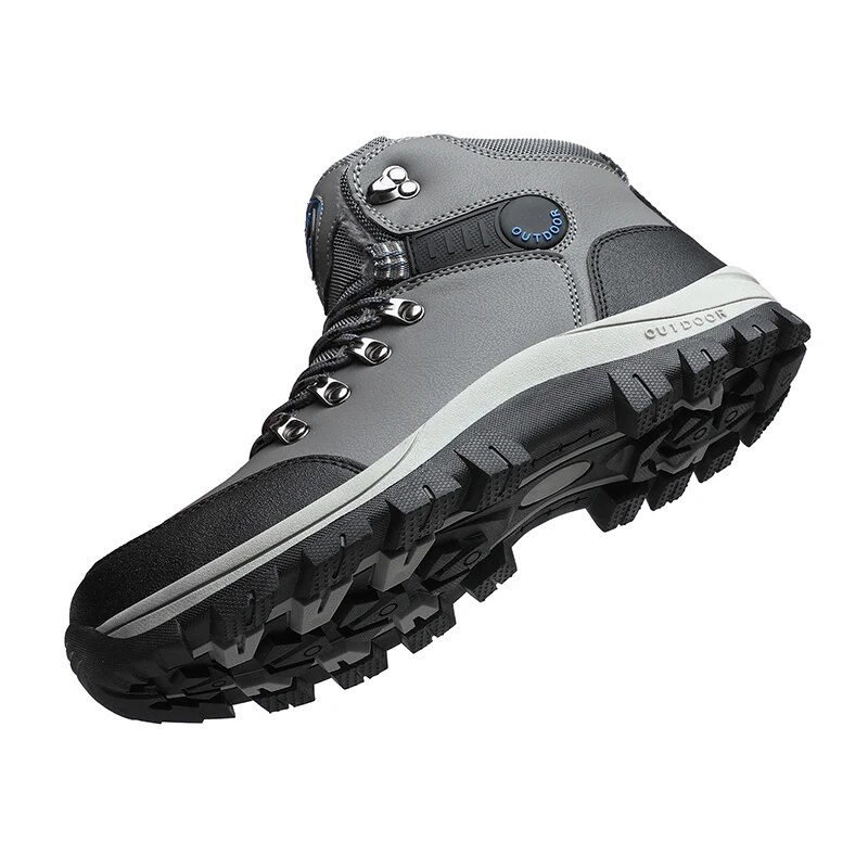 Orthopedic Boots for Men Warm Plus Hiking Lace-up Boots