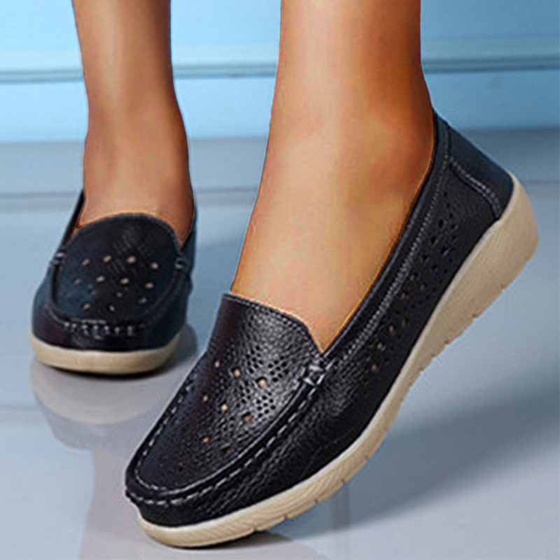 Casual Hollowed Out Women's Shoes: Stylish, Comfortable, and Easy-Care Footwear
