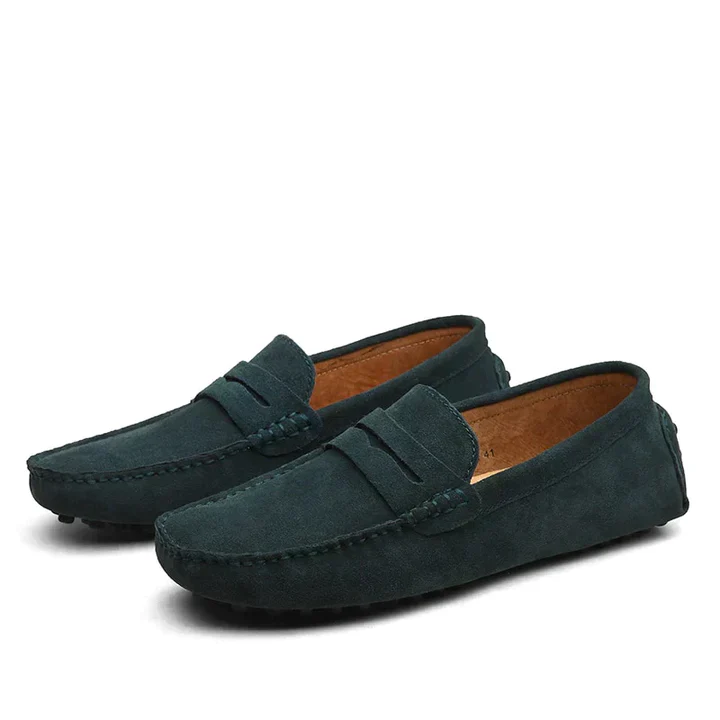 Italian Style Suede Loafers