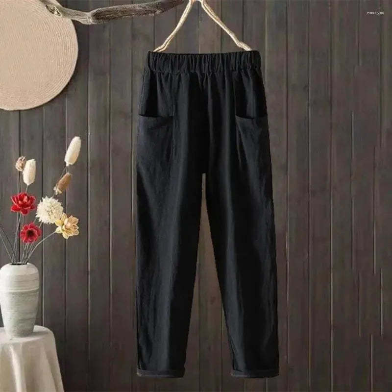 Women's Casual Cotton and Linen Pants