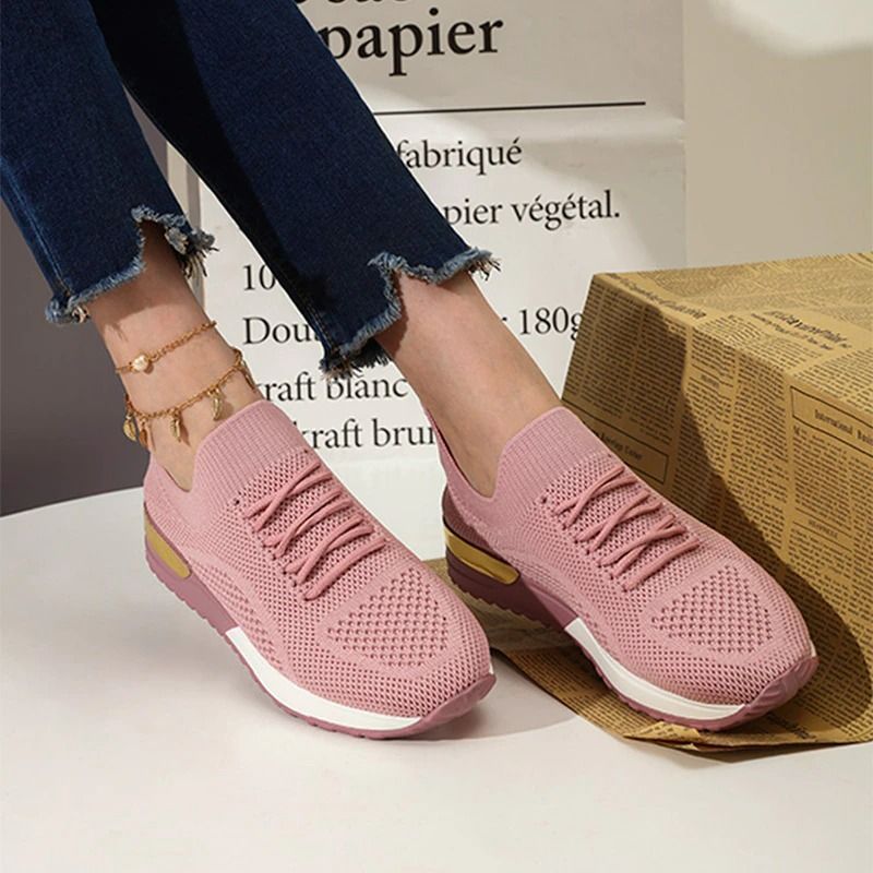Women Orthopedic Sneakers Knitted Leisure Shoes