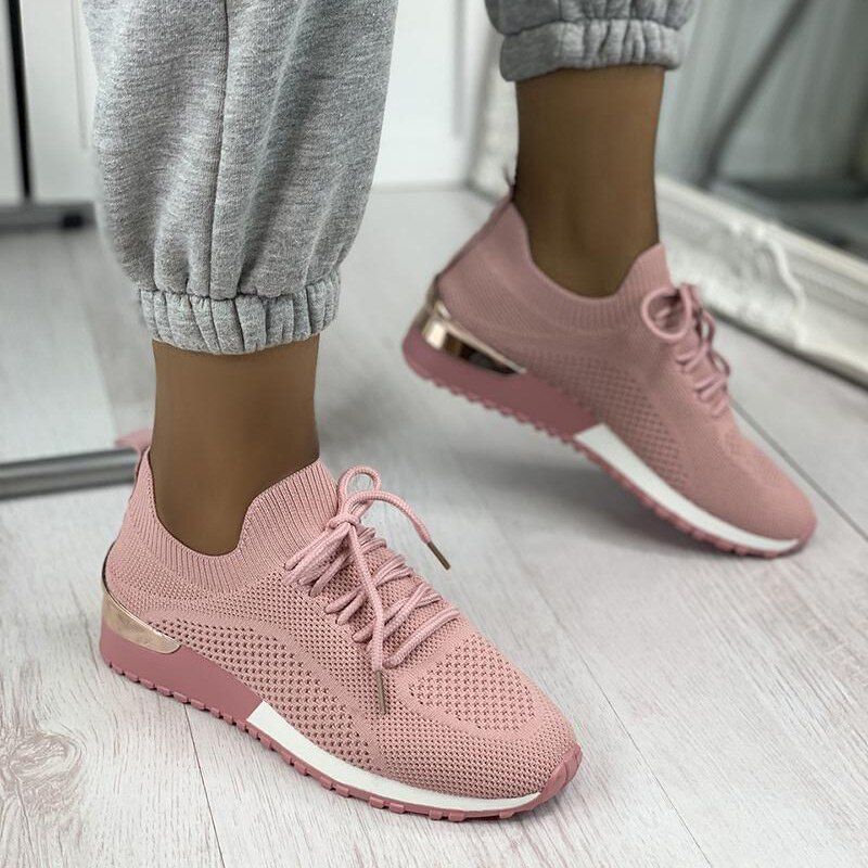 Women Orthopedic Sneakers Knitted Leisure Shoes