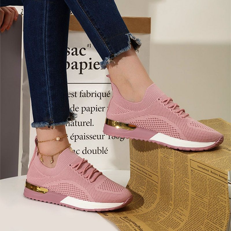 Women Orthopedic Sneakers Knitted Leisure Shoes