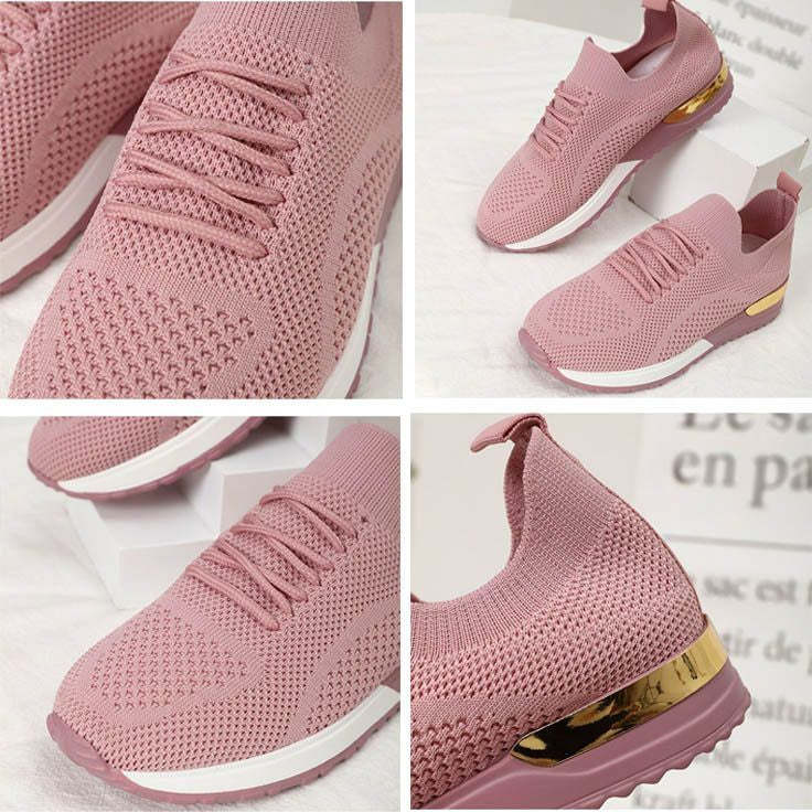 Women Orthopedic Sneakers Knitted Leisure Shoes