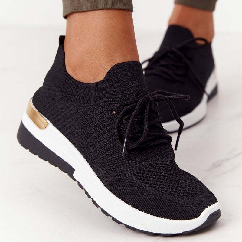 Women Orthopedic Sneakers Knitted Leisure Shoes