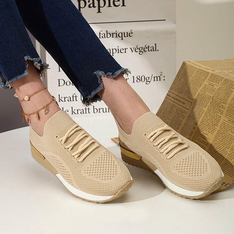 Women Orthopedic Sneakers Knitted Leisure Shoes