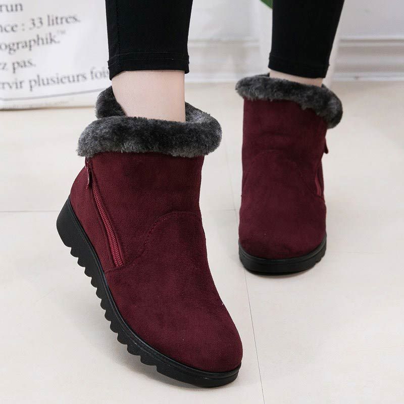 Women Orthopedic Plush Casual Boots