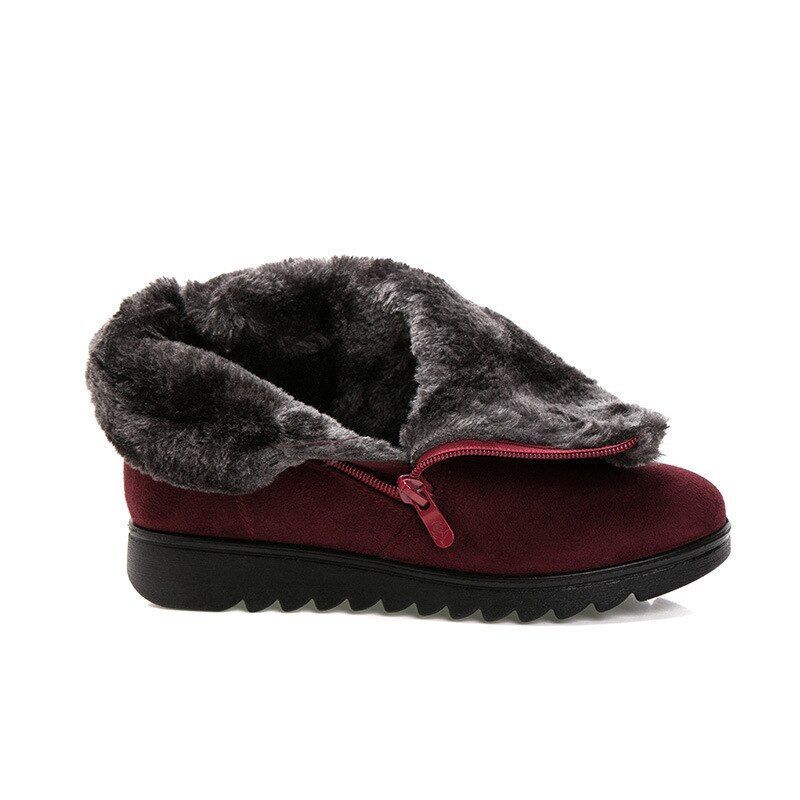 Women Orthopedic Plush Casual Boots