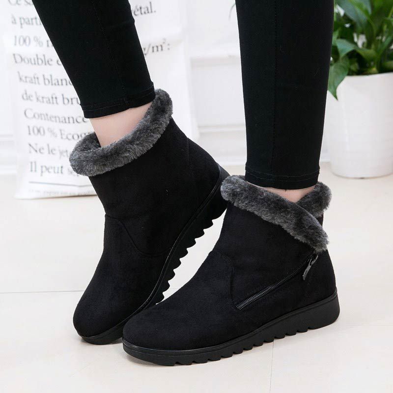 Women Orthopedic Plush Casual Boots