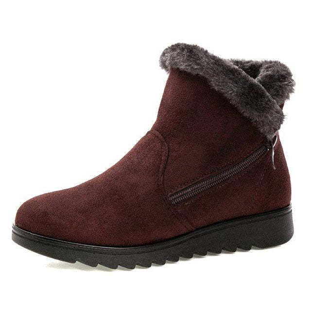 Women Orthopedic Plush Casual Boots
