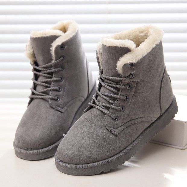 Women Orthopedic Fur Waterproof Ankle Boots
