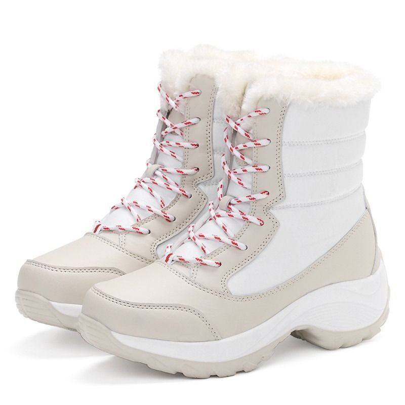 Women Thick Fur High Heel Orthopedic Boots