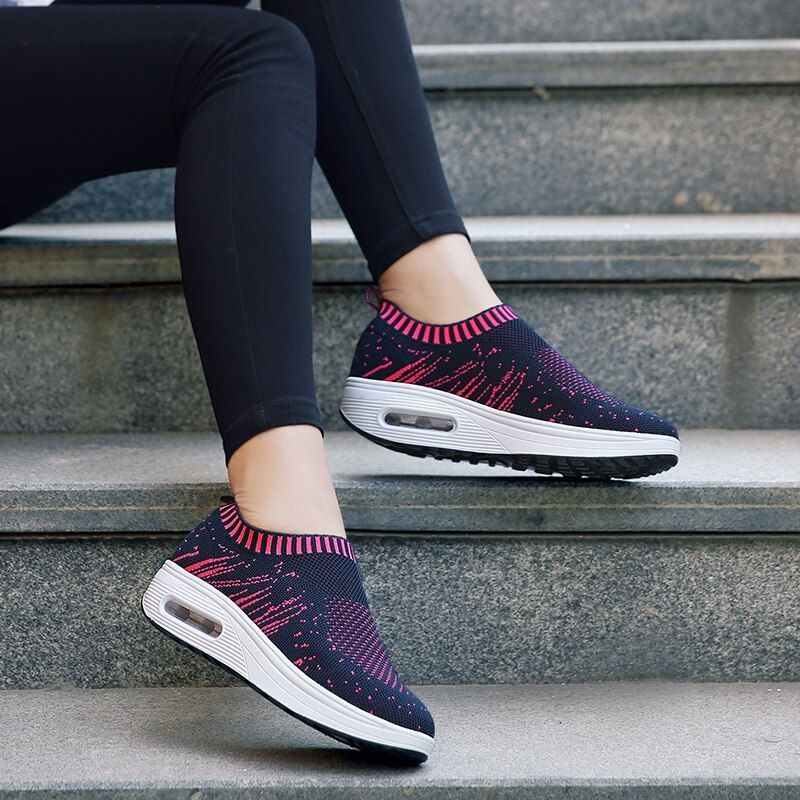 Women's Woven Orthopedic Air Cushion Sneakers