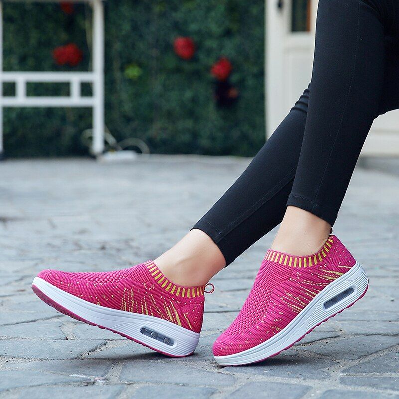 Women's Woven Orthopedic Air Cushion Sneakers