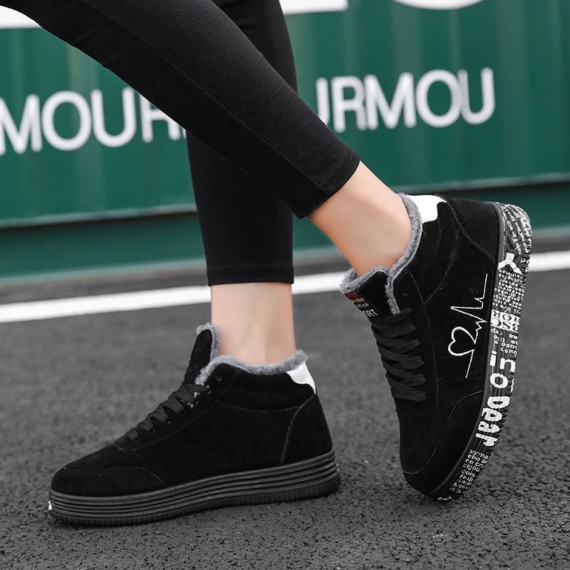 Women Heartbeat Orthopedic Shoes Warm Snow Boots