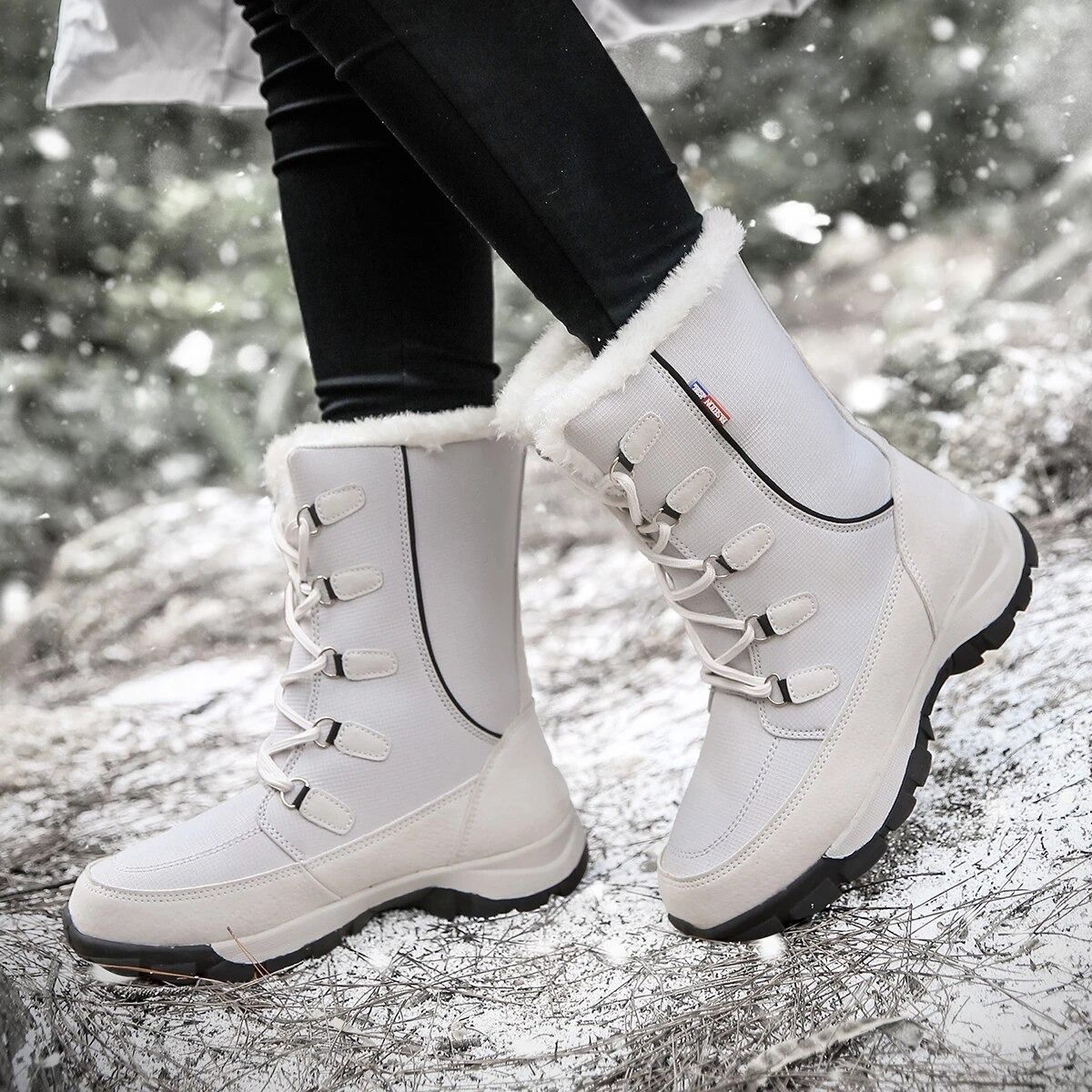 Women Waterproof Non-slip Orthopedic Snow Boots