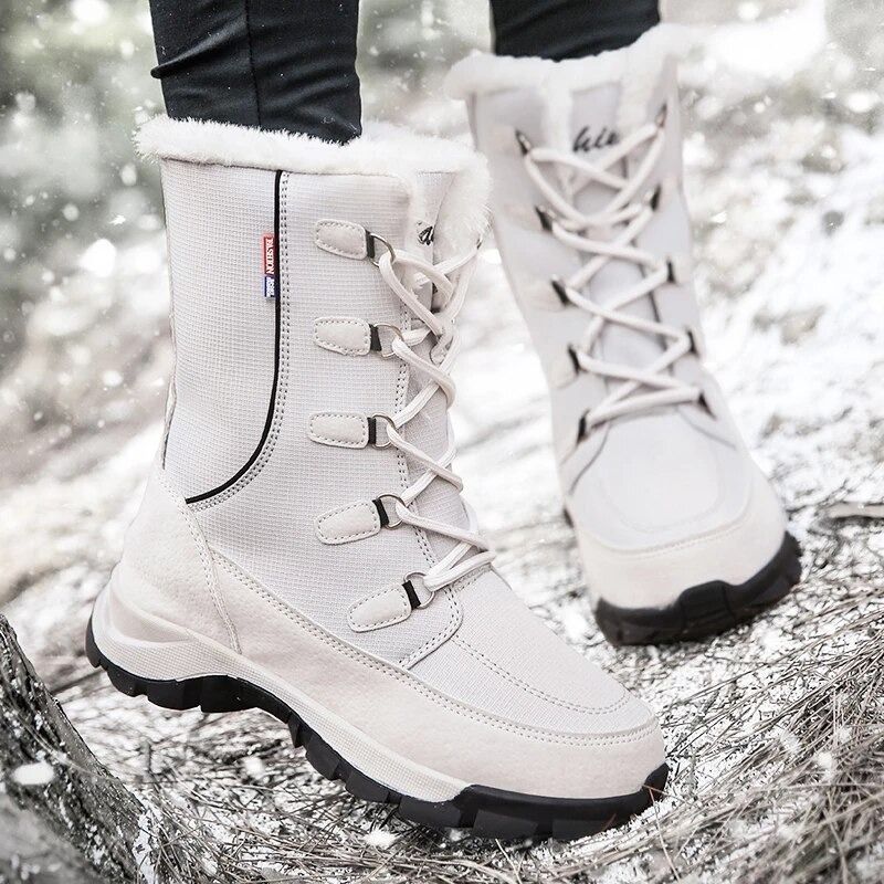 Women Waterproof Non-slip Orthopedic Snow Boots